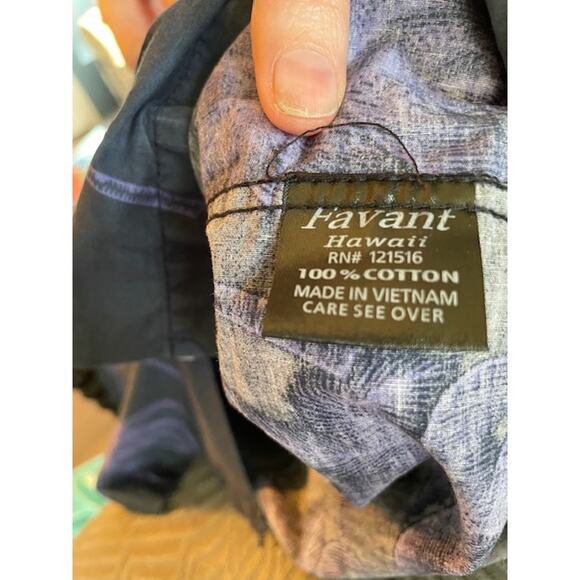 Paradise Style Men's Size Medium Hawaiian Shirt 100% Cotton Vintage - Picture 6 of 6